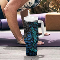 Polynesian Whale Tumbler With Handle - Wonder Print Shop