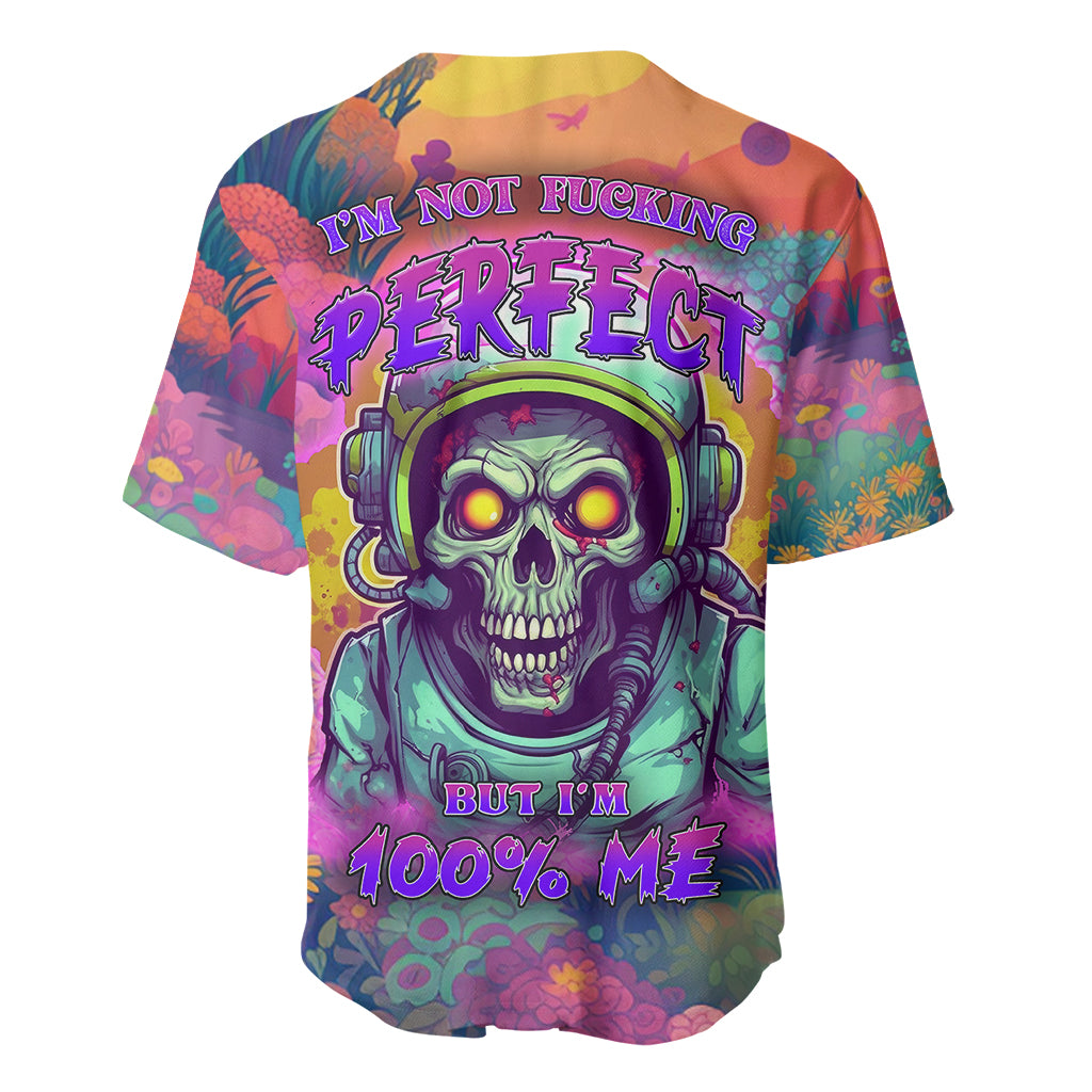 I'm Not Perfect But I'm 100% Me Baseball Jersey - Wonder Print Shop