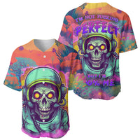 I'm Not Perfect But I'm 100% Me Baseball Jersey - Wonder Print Shop