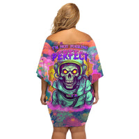 I'm Not Perfect But I'm 100% Me Family Matching Off Shoulder Short Dress and Hawaiian Shirt - Wonder Print Shop