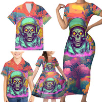 I'm Not Perfect But I'm 100% Me Family Matching Short Sleeve Bodycon Dress and Hawaiian Shirt - Wonder Print Shop