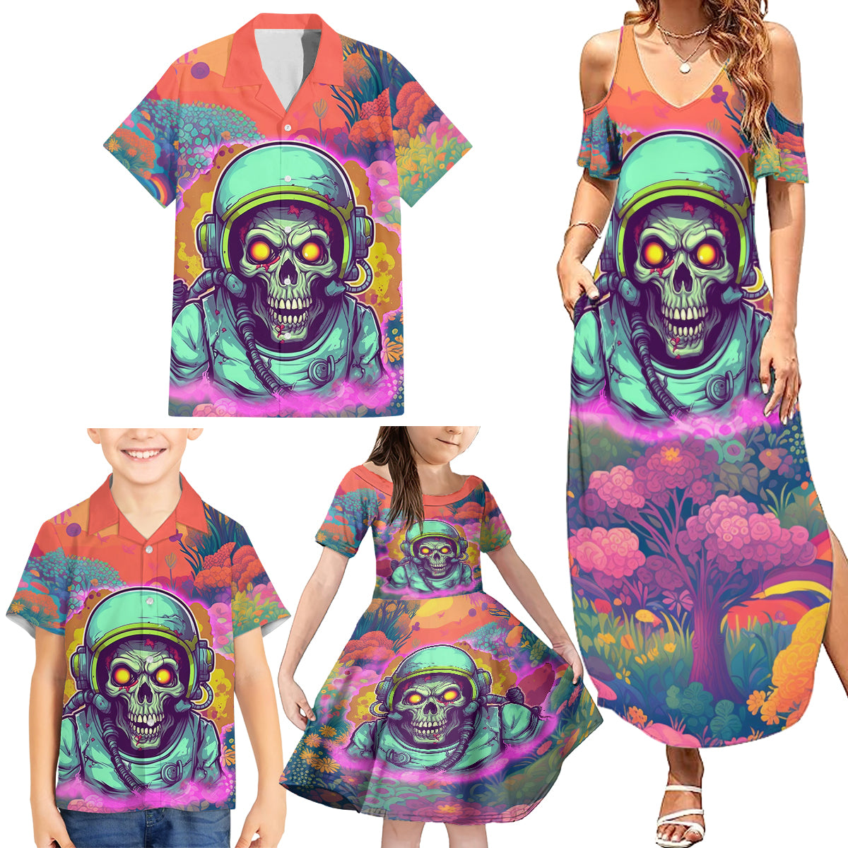 I'm Not Perfect But I'm 100% Me Family Matching Summer Maxi Dress and Hawaiian Shirt - Wonder Print Shop