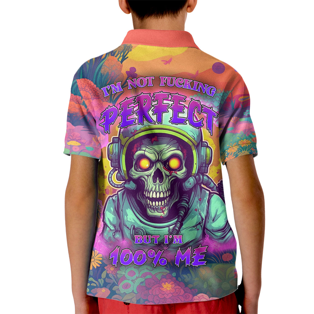 I'm Not Perfect But I'm 100% Me Kid Polo Shirt - Wonder Print Shop