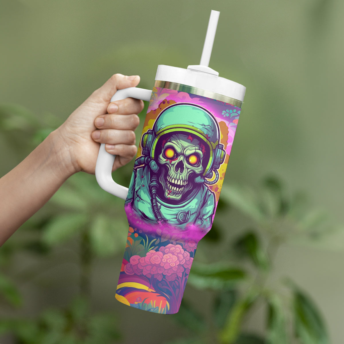 I'm Not Perfect But I'm 100% Me Tumbler With Handle - Wonder Print Shop