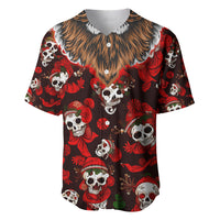 Christmas Skull Baseball Jersey When You're Dead Inside But It's Christmas - Wonder Print Shop