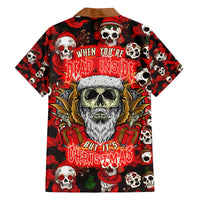 Christmas Skull Family Matching Summer Maxi Dress and Hawaiian Shirt When You're Dead Inside But It's Christmas - Wonder Print Shop