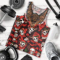 Christmas Skull Men Tank Top When You're Dead Inside But It's Christmas - Wonder Print Shop