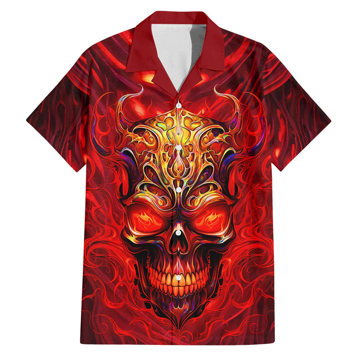 When Is Was Born The Devil Family Matching Mermaid Dress and Hawaiian Shirt - Wonder Print Shop