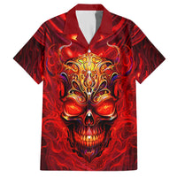 When Is Was Born The Devil Family Matching Off Shoulder Maxi Dress and Hawaiian Shirt - Wonder Print Shop