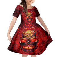 When Is Was Born The Devil Family Matching Tank Maxi Dress and Hawaiian Shirt - Wonder Print Shop