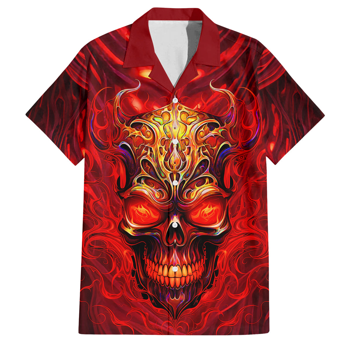 When Is Was Born The Devil Family Matching Tank Maxi Dress and Hawaiian Shirt - Wonder Print Shop