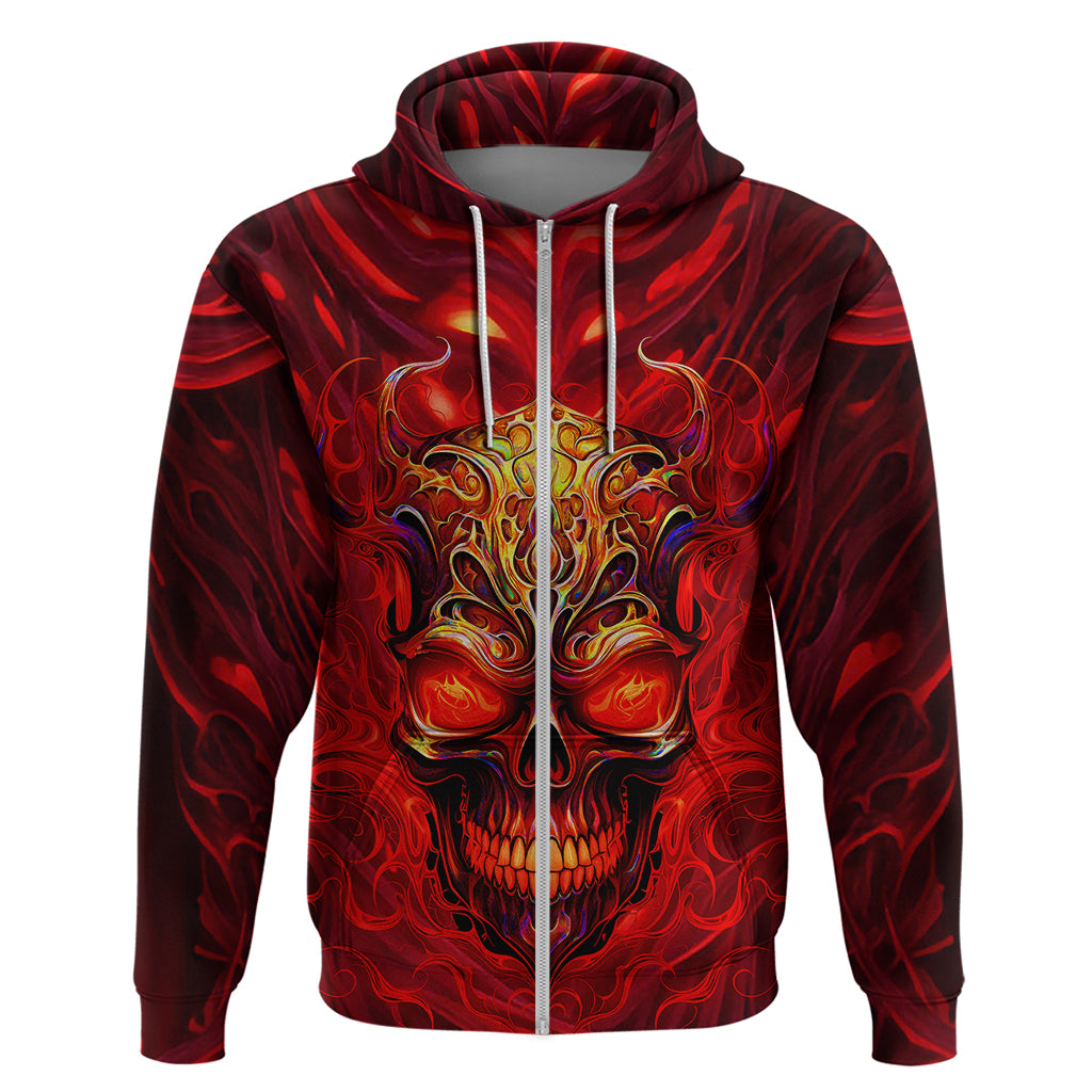 When Is Was Born The Devil Hoodie - Wonder Print Shop