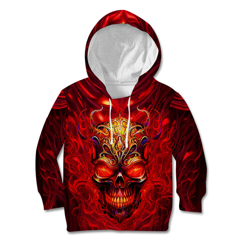 When Is Was Born The Devil Kid Hoodie - Wonder Print Shop