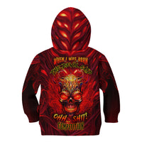 When Is Was Born The Devil Kid Hoodie - Wonder Print Shop