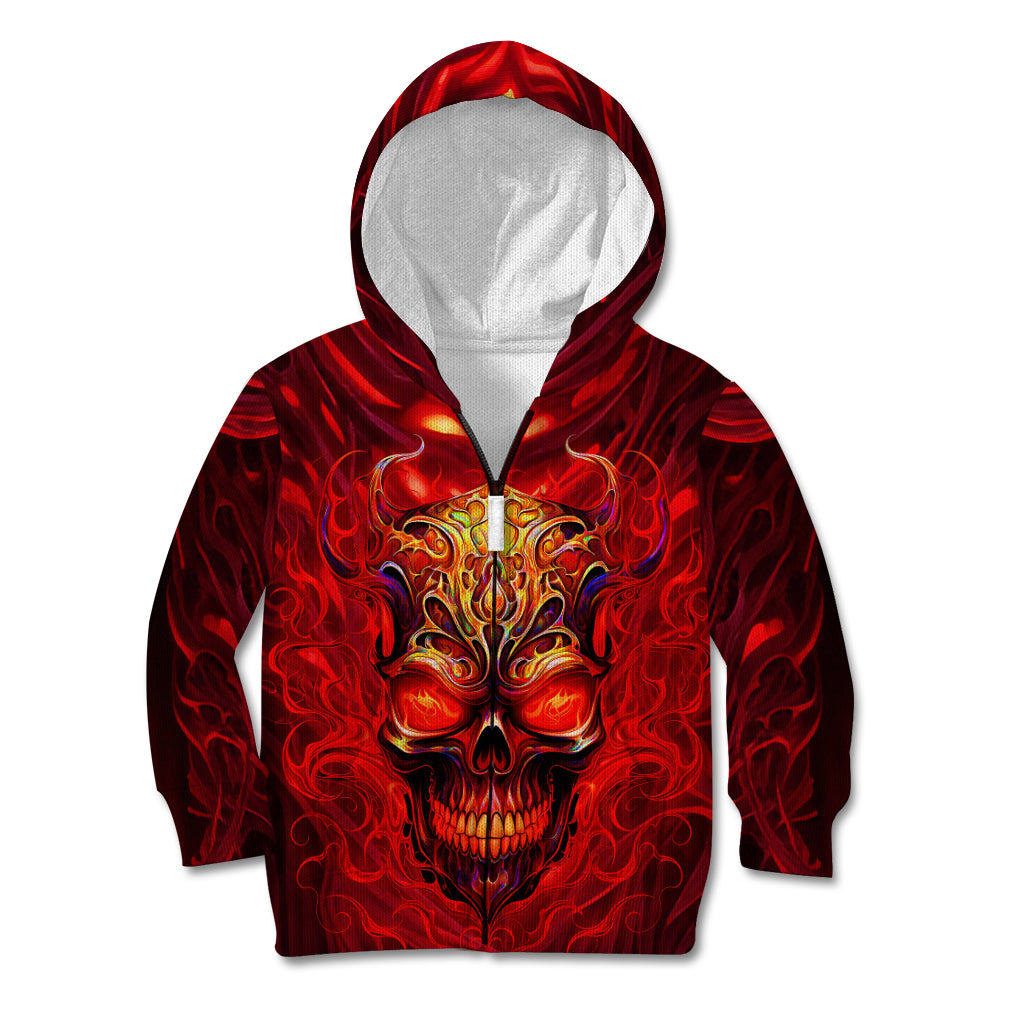 When Is Was Born The Devil Kid Hoodie - Wonder Print Shop
