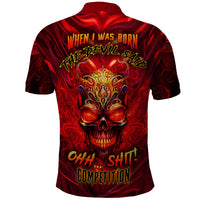When Is Was Born The Devil Polo Shirt - Wonder Print Shop