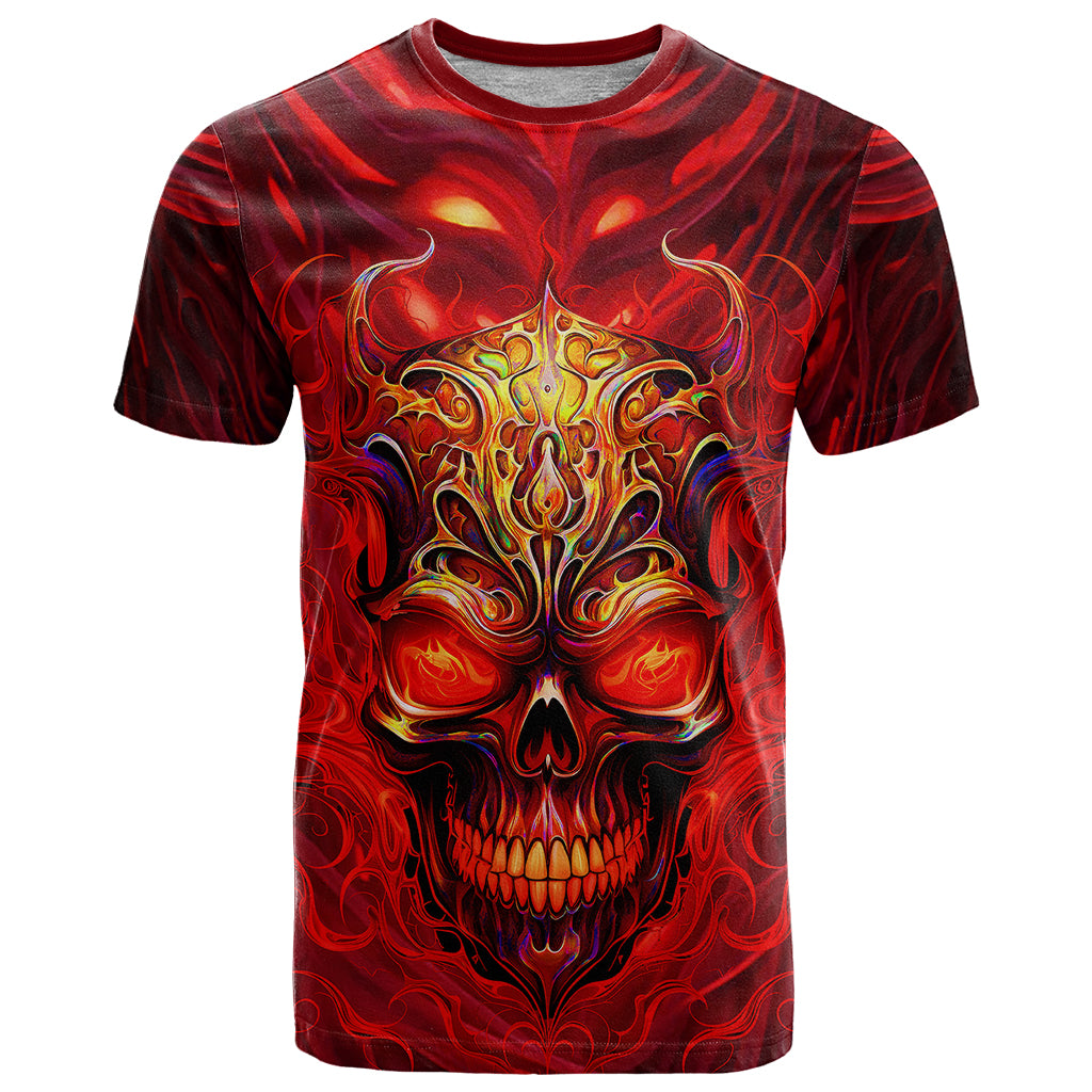 When Is Was Born The Devil T Shirt - Wonder Print Shop