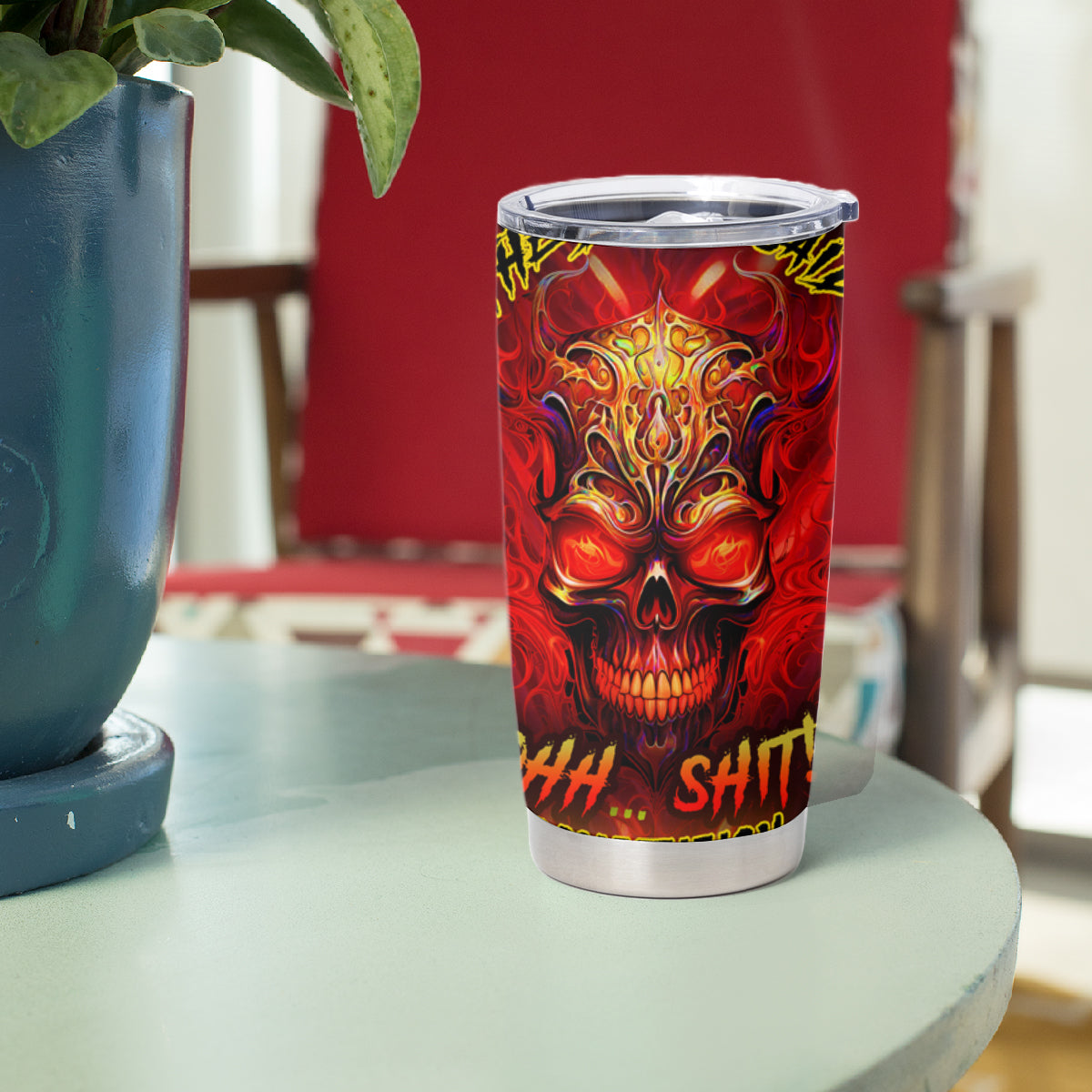 When Is Was Born The Devil Tumbler Cup - Wonder Print Shop