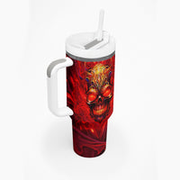 When Is Was Born The Devil Tumbler With Handle - Wonder Print Shop