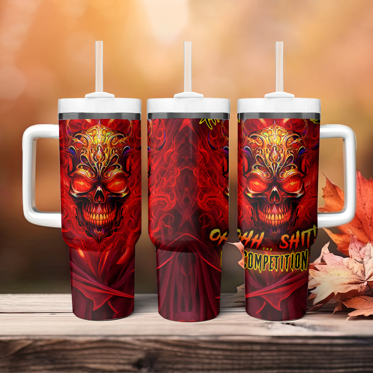 When Is Was Born The Devil Tumbler With Handle - Wonder Print Shop