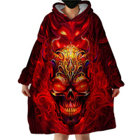 When Is Was Born The Devil Wearable Blanket Hoodie - Wonder Print Shop