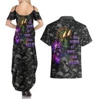 You Inspire My Inner Serial Killer Couples Matching Summer Maxi Dress and Hawaiian Shirt - Wonder Print Shop