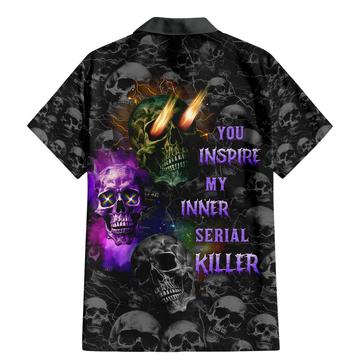 You Inspire My Inner Serial Killer Family Matching Mermaid Dress and Hawaiian Shirt - Wonder Print Shop