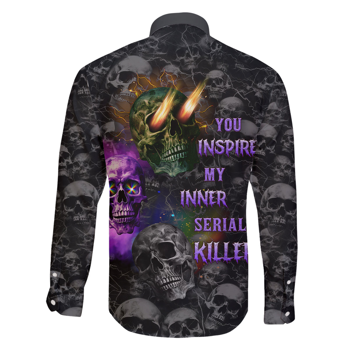 You Inspire My Inner Serial Killer Family Matching Mermaid Dress and Hawaiian Shirt - Wonder Print Shop
