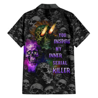 You Inspire My Inner Serial Killer Family Matching Off Shoulder Maxi Dress and Hawaiian Shirt - Wonder Print Shop