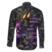 You Inspire My Inner Serial Killer Family Matching Short Sleeve Bodycon Dress and Hawaiian Shirt - Wonder Print Shop