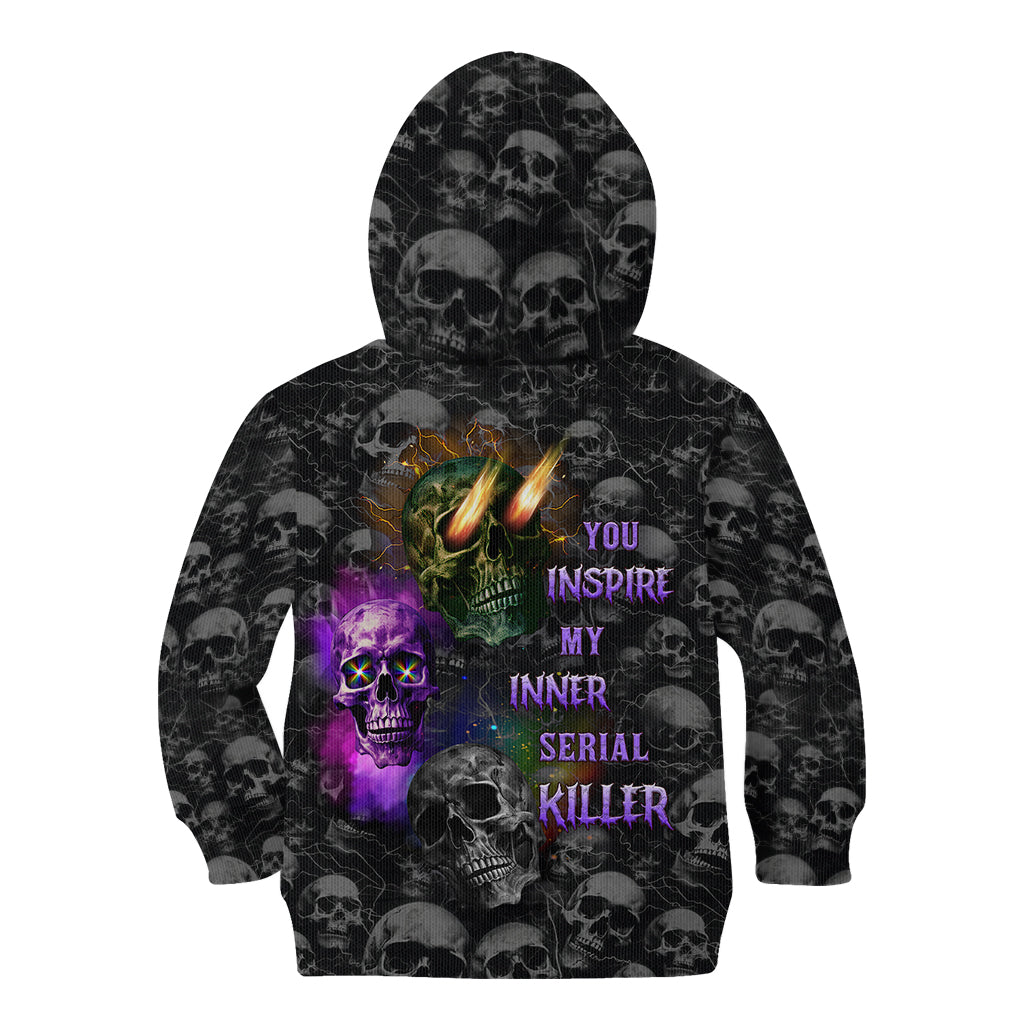 You Inspire My Inner Serial Killer Kid Hoodie - Wonder Print Shop