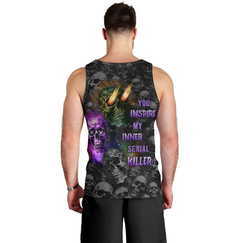 You Inspire My Inner Serial Killer Men Tank Top - Wonder Print Shop