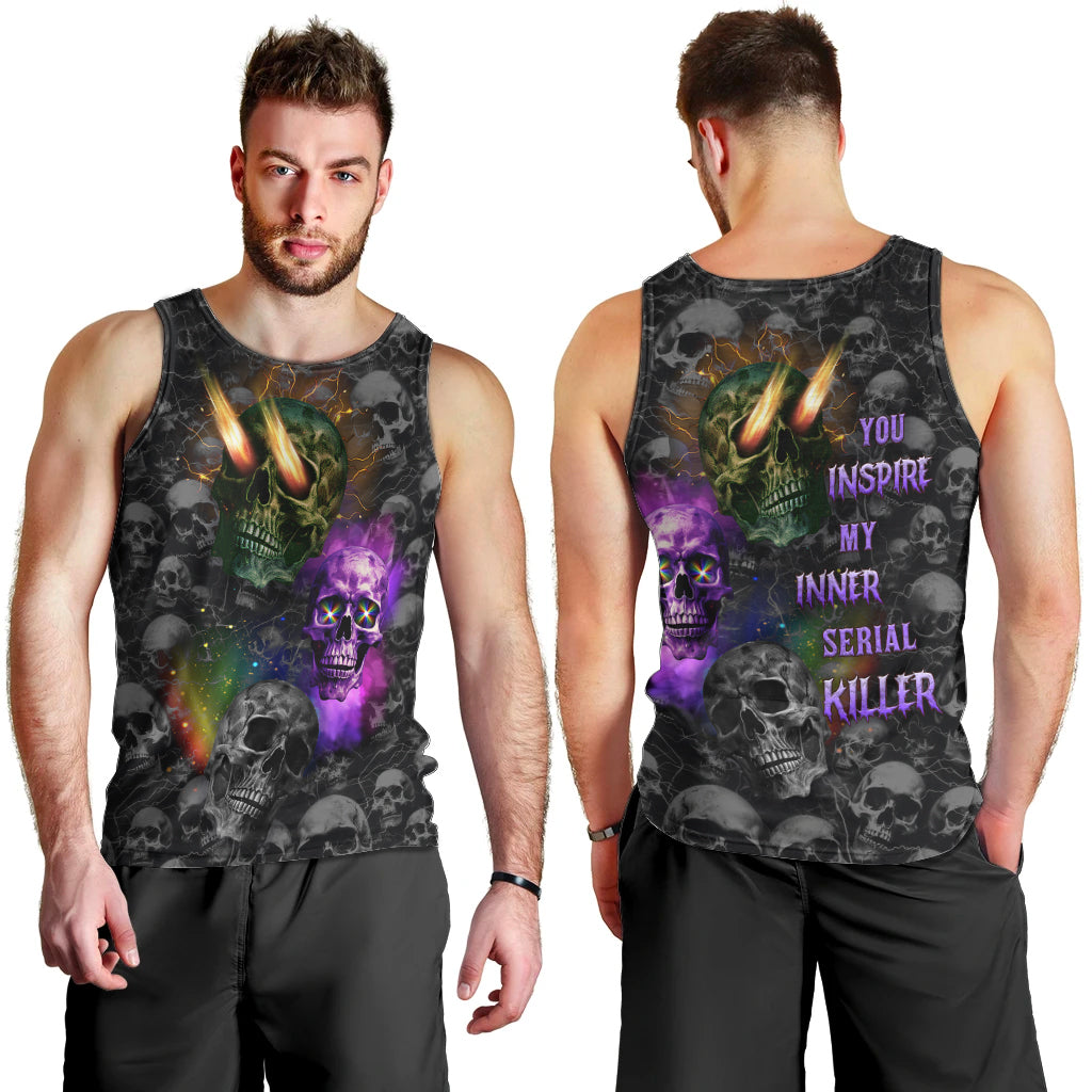 You Inspire My Inner Serial Killer Men Tank Top - Wonder Print Shop