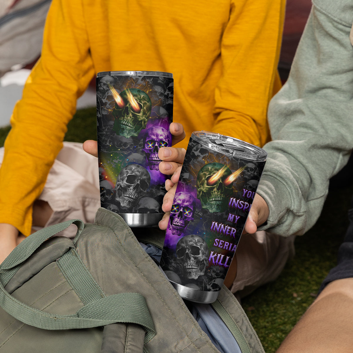 You Inspire My Inner Serial Killer Tumbler Cup - Wonder Print Shop