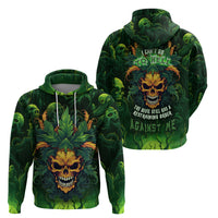 I Can't Go To Hell The Devil Still Has A Restraining Order Against Me Hoodie - Wonder Print Shop