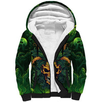 I Can't Go To Hell The Devil Still Has A Restraining Order Against Me Sherpa Hoodie - Wonder Print Shop