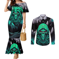 if-im-too-quiet-and-smiling-you-might-want-to-couples-matching-mermaid-dress-and-long-sleeve-button-shirts