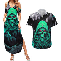 If I'm Too Quiet And Smiling You Might Want To Couples Matching Summer Maxi Dress and Hawaiian Shirt - Wonder Print Shop