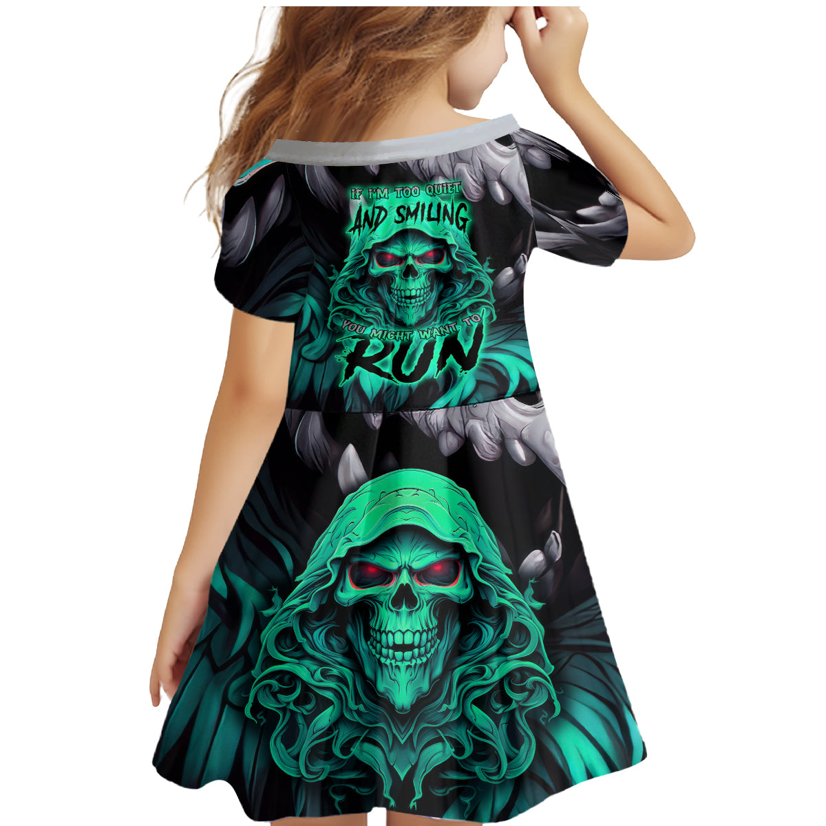 If I'm Too Quiet And Smiling You Might Want To Family Matching Mermaid Dress and Hawaiian Shirt - Wonder Print Shop