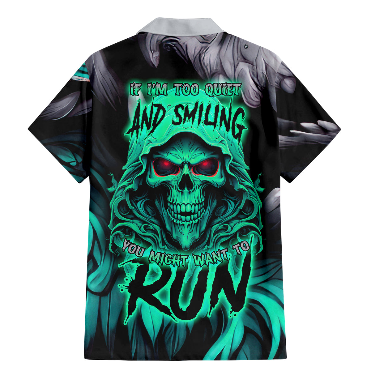 If I'm Too Quiet And Smiling You Might Want To Family Matching Mermaid Dress and Hawaiian Shirt - Wonder Print Shop