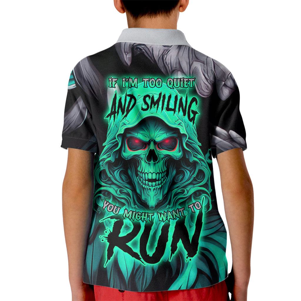 If I'm Too Quiet And Smiling You Might Want To Kid Polo Shirt - Wonder Print Shop
