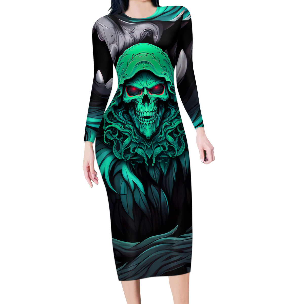 If I'm Too Quiet And Smiling You Might Want To Long Sleeve Bodycon Dress - Wonder Print Shop
