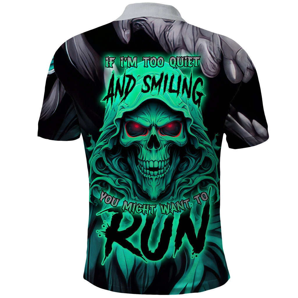 If I'm Too Quiet And Smiling You Might Want To Polo Shirt - Wonder Print Shop