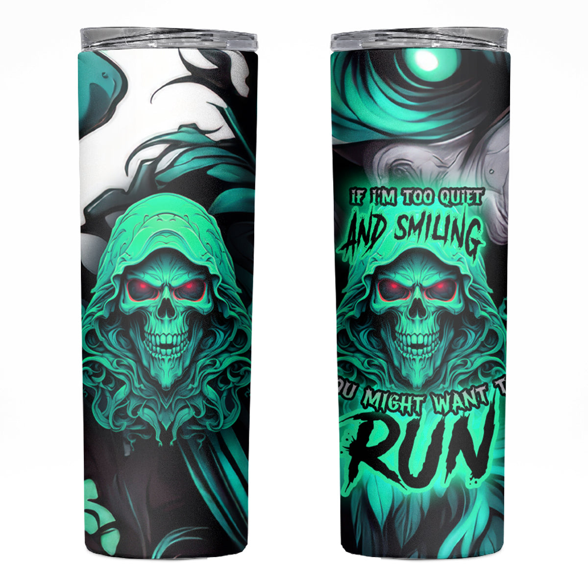 If I'm Too Quiet And Smiling You Might Want To Skinny Tumbler - Wonder Print Shop