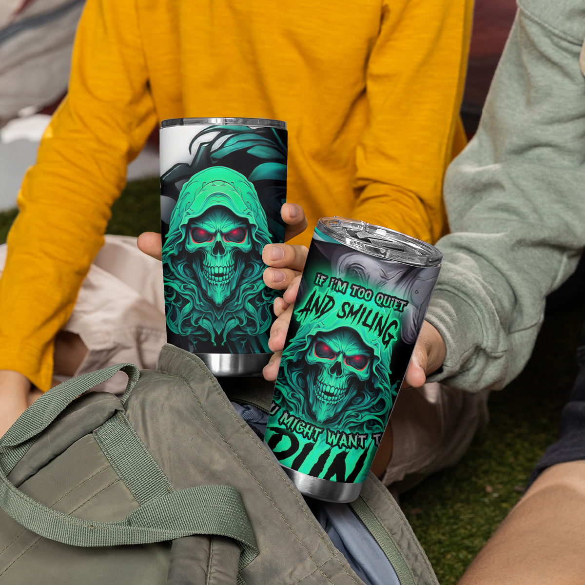 If I'm Too Quiet And Smiling You Might Want To Tumbler Cup - Wonder Print Shop