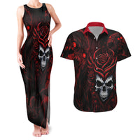 I'm Never Alone My Demon Are With Me 247 Couples Matching Tank Maxi Dress and Hawaiian Shirt - Wonder Print Shop