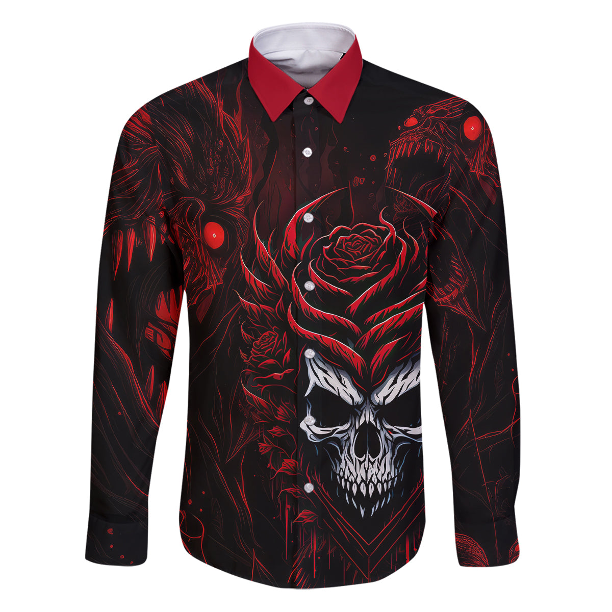 I'm Never Alone My Demon Are With Me 247 Family Matching Puletasi Dress and Hawaiian Shirt - Wonder Print Shop