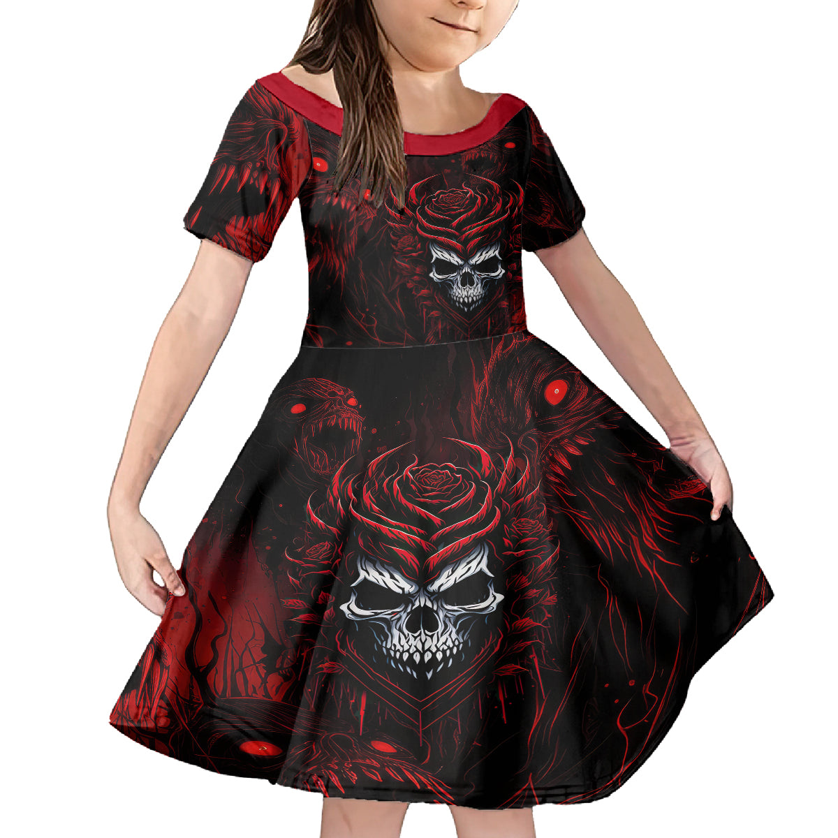 I'm Never Alone My Demon Are With Me 247 Family Matching Summer Maxi Dress and Hawaiian Shirt - Wonder Print Shop