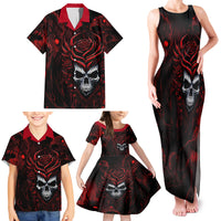 I'm Never Alone My Demon Are With Me 247 Family Matching Tank Maxi Dress and Hawaiian Shirt - Wonder Print Shop