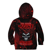 I'm Never Alone My Demon Are With Me 247 Kid Hoodie - Wonder Print Shop